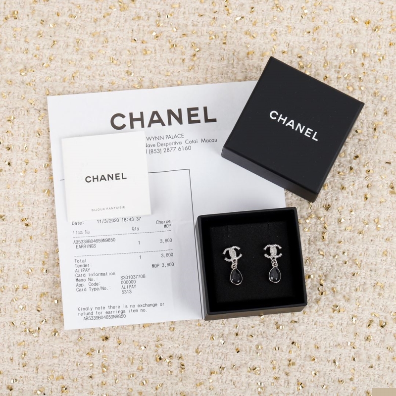 Ch*el earrings